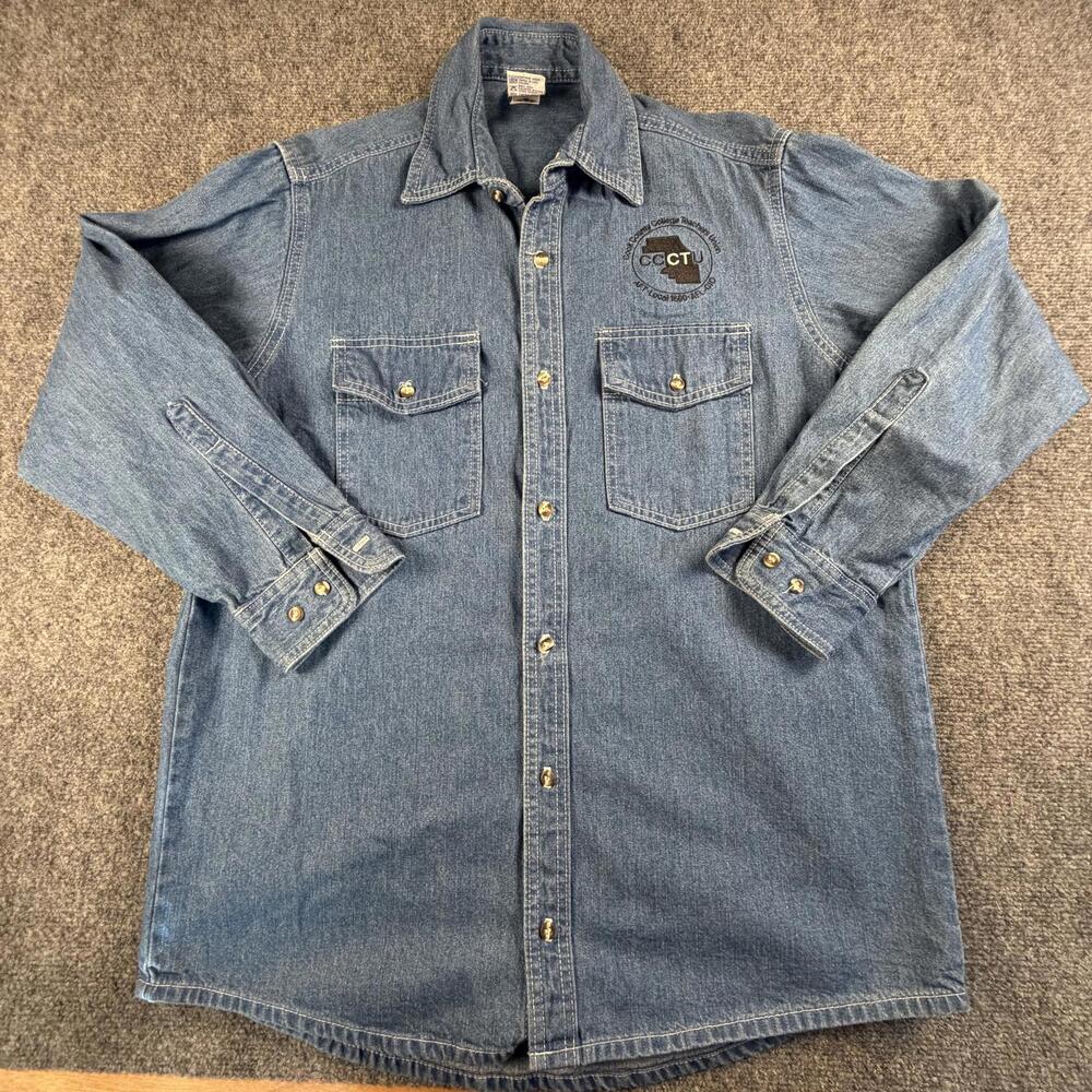 Vintage Men's Denim Jacket Medium USA Made 100% Cotton #1388